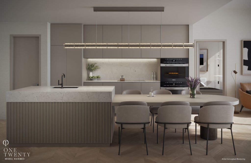 One Twenty Brickell Residences Kitchen Day